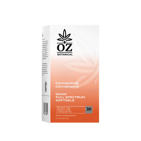 Dawn CBD CBG Softgels - 1000 mg