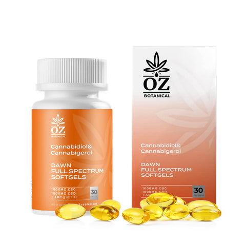 Dawn CBD CBG Softgels - 1000 mg