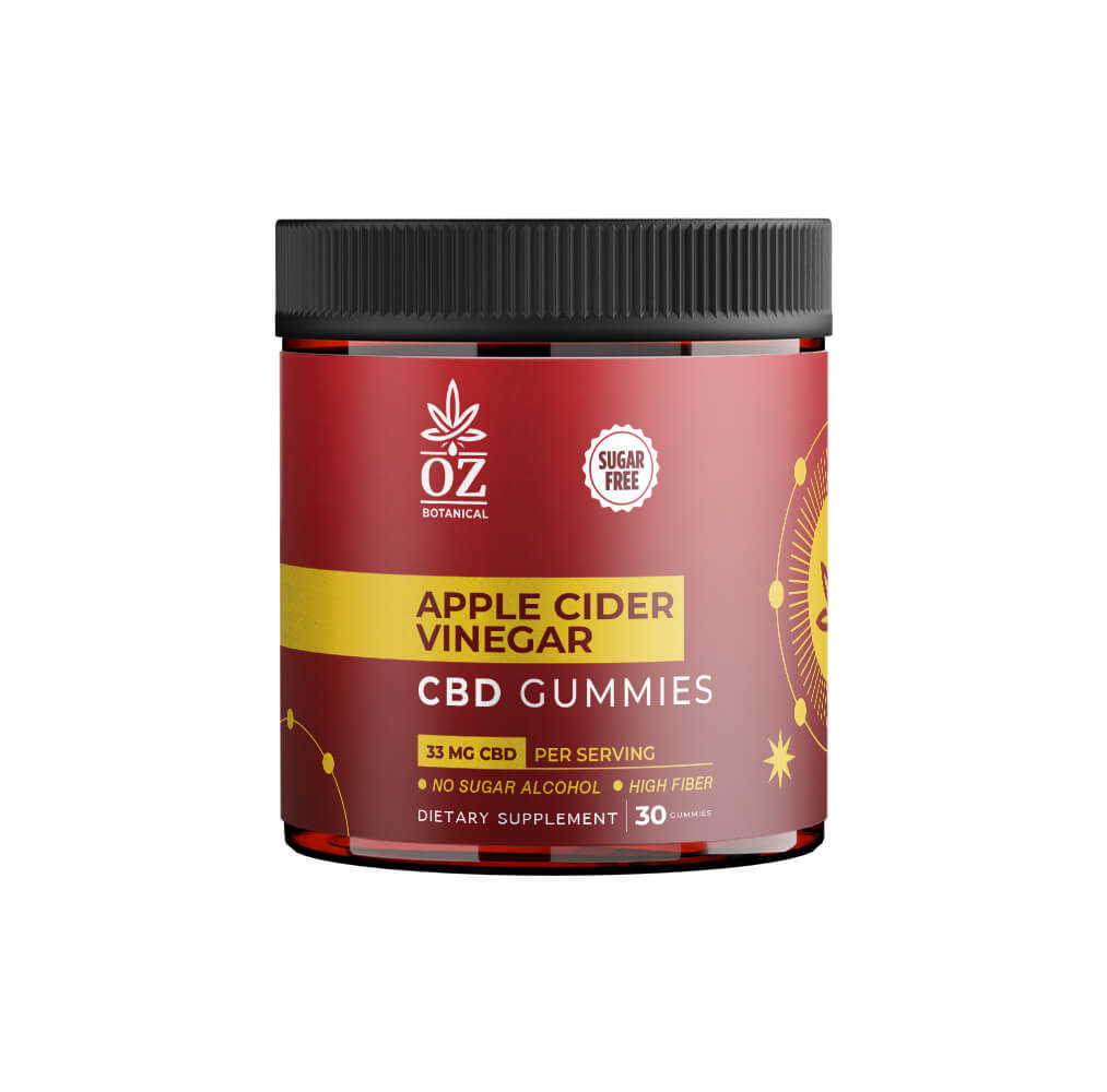 Apple Cider Vinegar CBD Gummies - 33mg