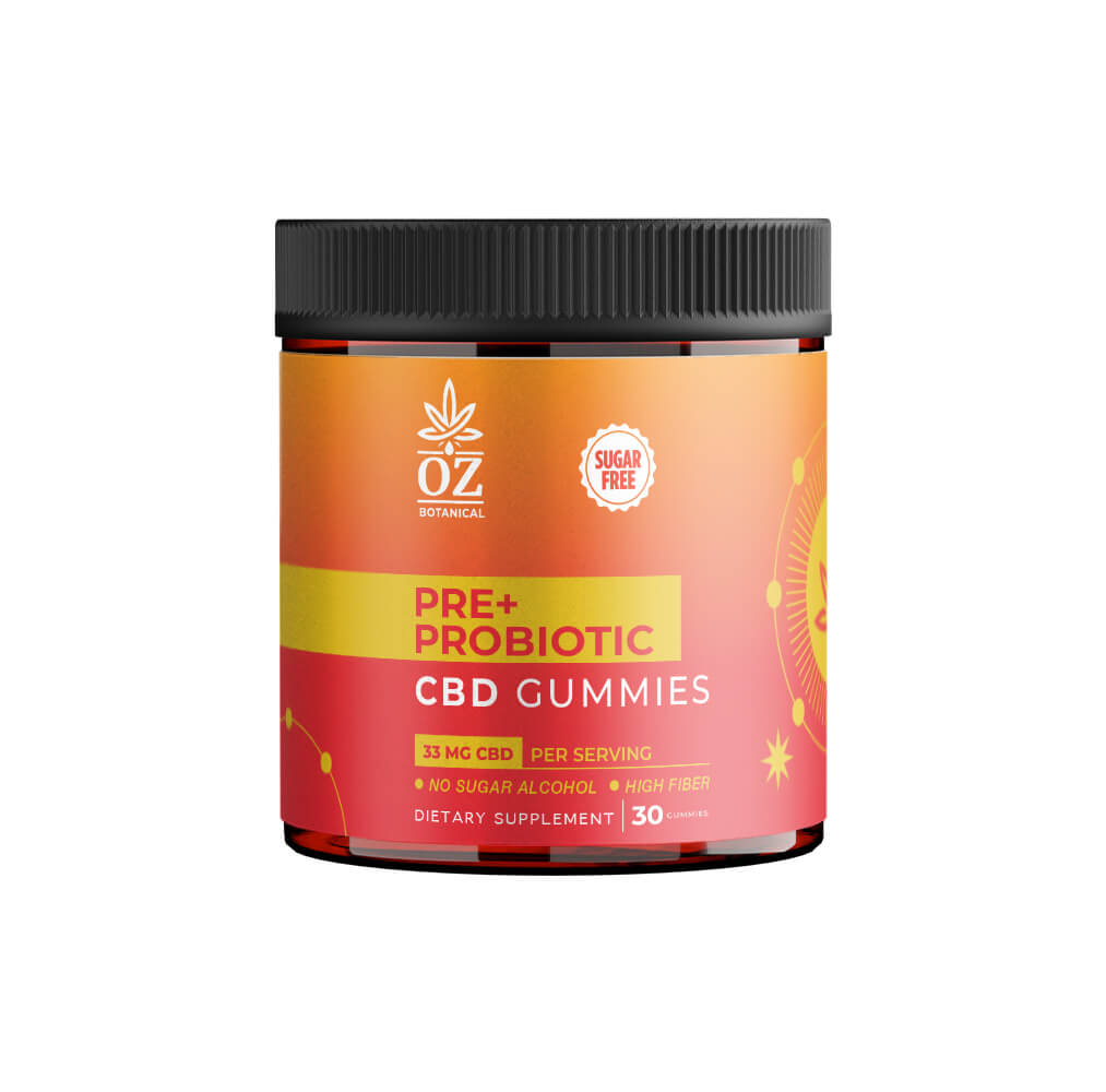 Pre+ Probiotic CBD Gummies - 33mg