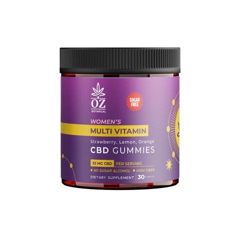 Women's Multi Vitamin CBD Gummies - 33mg